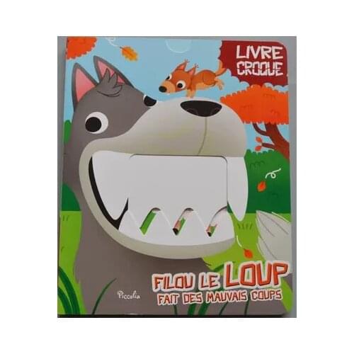 Parent Child Kids Toddler Baby French Book Interesting Story Cute Pictures Early Education Enlightenment Cardboard Book Age 0-3