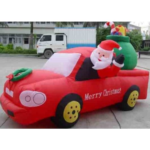 Happy inflatable Inflatable Santa Claus 7m decorations,inflatable toys,merry decorations
