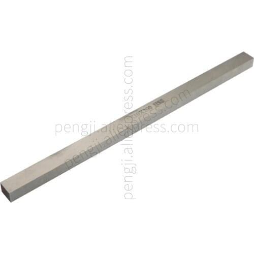 HSS CNC Lathe Tool Bit 8mm x 10mm x 200mm, Square Lathe Turning Tool Blanks, High Speed Steel Rectangular Fly Cutter Mill Blank