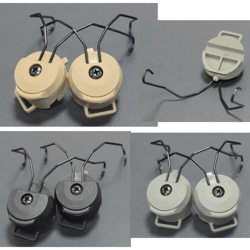 FMA Helmet Accessories Type tactical Headset Holder Fast Helmet Rail Adapter Set BK/DE/FG