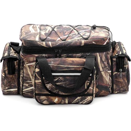 Large Capacity Fishing Tackle Bag Waterproof Fishing Tackle Storage Bag Case Outdoor Travel Hunting Shoulder Bag Pack