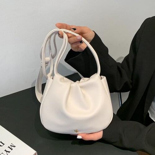 Ladies PU Leather Solid Color Shoulder Soft Bags 2021New Womens Luxury Bag Well Selling Fashion Versatile Crossbody Small Bags