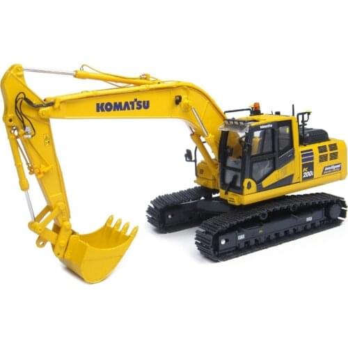 1:50 Scale Komatsu PC200i-10 Hydraulic Excavator Engineer Machinery Construction Toy DieCast Model for Decoration,Gift UH8107