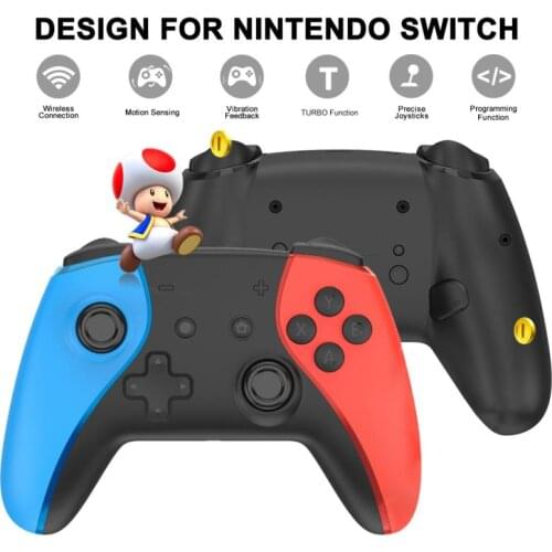 Wireless Bluetooth-compatible Gamepad For Nintendo Switch Pro NS Video Game USB joystick Controller For Switch Console Gamepads
