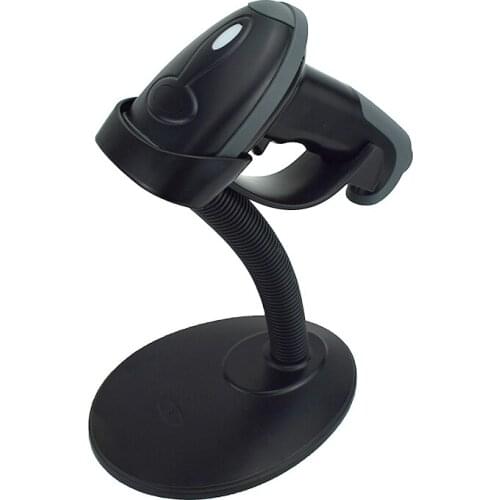 Cheapful 1D Auto Sensing Wired Laser Barcode Scanner With Stand For Warehouse supermarket logistics