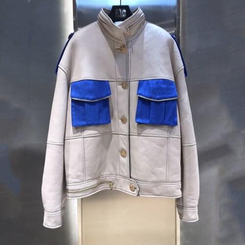 Women Winter Coat 2021 New Fashion Short Jacket Casual Double-faced Fur Natural Real Sheep Wool Thick Warm Famale Clothes Fn0043