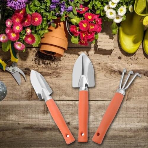 Lightweight Small Shovel Spade Rake Non-slip Plastic Handle Succulent Potted Plants for Home Gardening Supplies