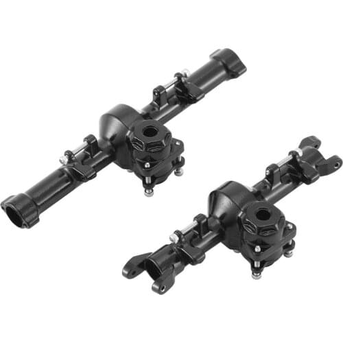 Metal Front & Rear Axle Diff Cover Upgrade Accessories For Axial SCX24 90081 1/24 RC Crawler Car Spare Parts