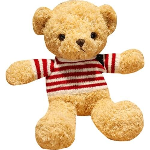 8 styles of 30-50cm height cute teddy bear plush toy doll baby child girlfriend birthday gift room decoration