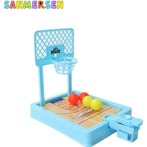 Mini Basketball Toys Machine Handheld Finger Ball Reduce Pressure Player Shooting Puzzle Children Toys Gift for Kids Fans Club