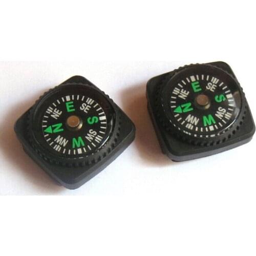 Mini Watch Strap Button Compass for Paracord Bracelet Survival Mini Pocket Compass Outdoor Hiking Camping Accessories