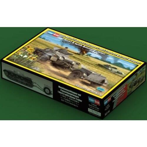 Hobbyboss Model 80146 1/35 Scale Munitionsschlepper auf Panzerkampfwagen I Ausf A Model Kit