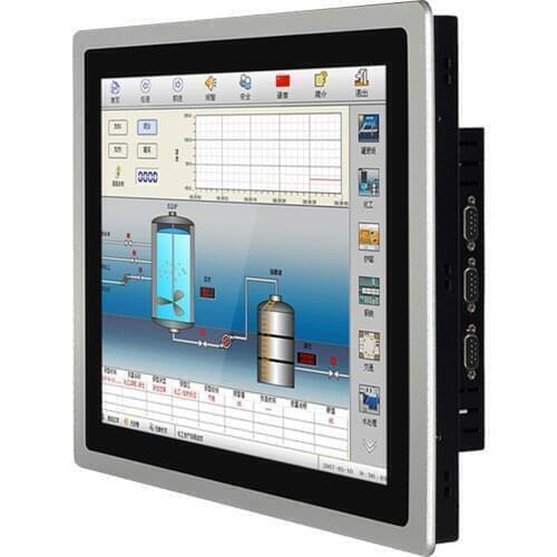 10 12 15 17 19 21" Embedded Industrial Touch All-in-One Tablet PC capacitive touchscreen Intel Core i3-4120U 4G RAM win10 pro