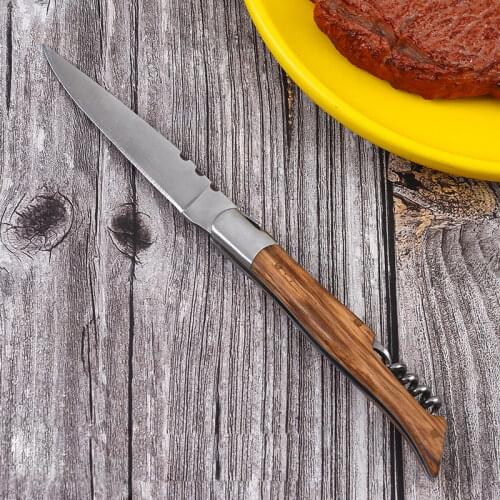 Japanese Handcrafted Folding knife Wood handle Pocket Carry knives Portable Picnic Outdoor Tools Multi-functional Utility Knifes