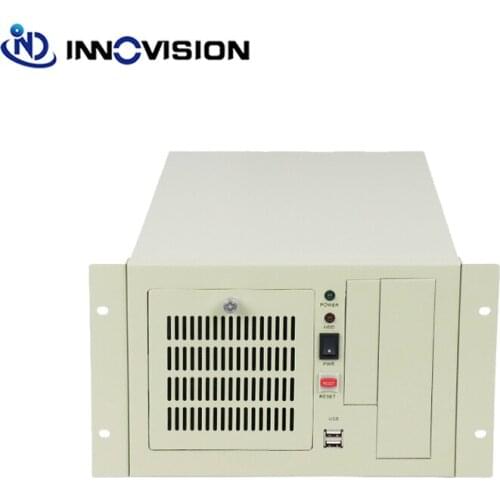 Stable wallmounted chassis IPC2407A industrial computer case supporting 7slot industrial ISA backplane