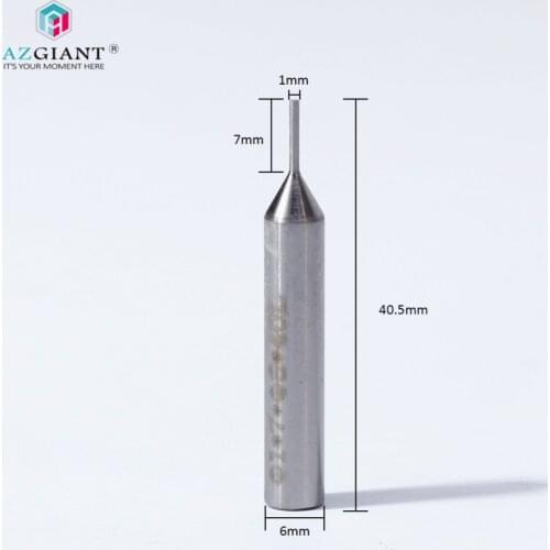 AZGIANT 1-10pcs HSS 1.0mm tracer probe steel for miracle A5 A7 A9 E9 key cut machine drill needle pin locksmith thimble
