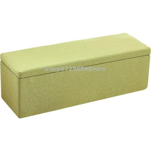 Fabric Storage Stool Rectangular Storage Stool Removable and Washable Stool Shoe Stool Soft Bag Sofa Stool