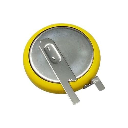 10PCS Japan ML2032 3V Rechargeable Button Battery With Welded Foot Industrial Control Board Battery