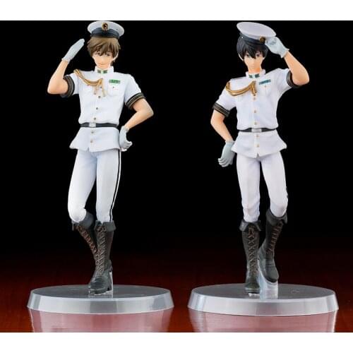 Japan Anime Free! Iwatobi Swim Club Nanase Haruka & Tachibana Makoto PVC Action Figure Figurine 15cm Toy Model New No Box