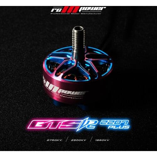 1 piece Zhiying Rcinpower GTS-V2 2207plus Race Motor Ride-through Racing Motor Violence FPV Ride- through Machine