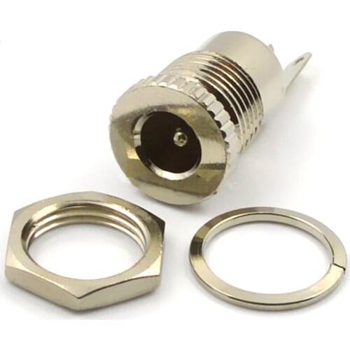 10pcs DC Connector Socket 5.5 * 2.1mm DC Power Supply DC-099 5.5x2.5mm Computer Equipment Charging Socket