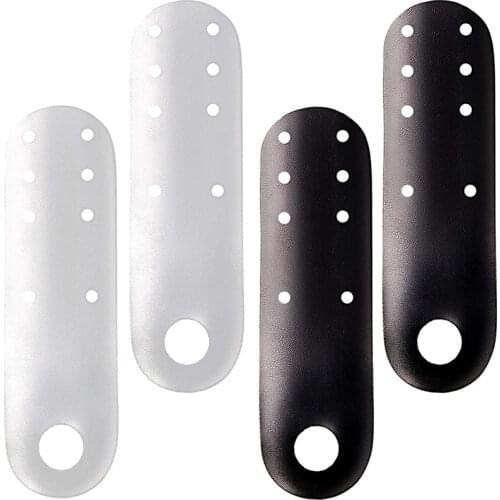 4 Pcs Skate Toe Protectors Roller Skate Toe Guards Flat Skate Toe-Guards Leather Toe Protectors for Quad Roller Skates