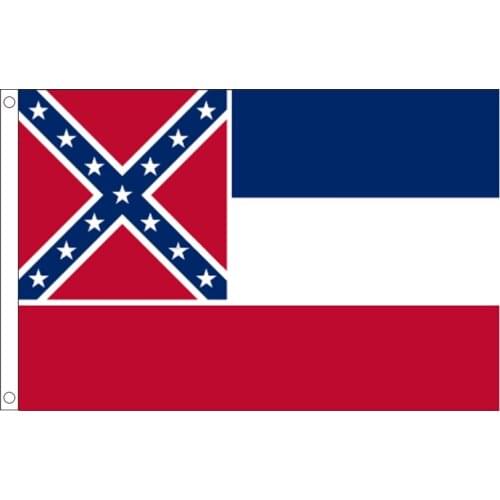 Free Shipping xvggdg 90x150cm American Flag usa Flag usa state mississippi flag