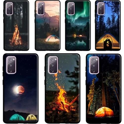 Camping Nature Case For Samsung Galaxy S20 FE S21 Ultra Note 20 Note 9 10 S10e S8 S9 S10 Plus Phone Cover