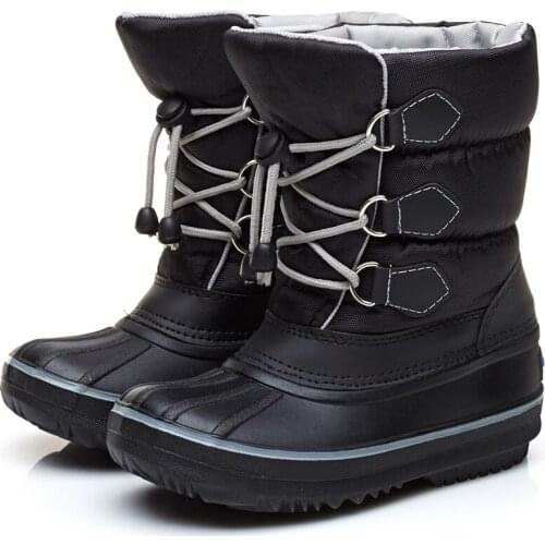 Kids Snow Boots Boys Girls Cotton Boot Casual Shoes Plus Cotton Mid-calf Warm Comfortable Outdoor Anti-slip Winter Waterproof