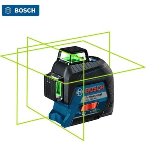 Bosch Laser Level GLL3-60XG Laser Level 12-Line Green Marking Projection Line For Home Decoration Or Outdoor Available