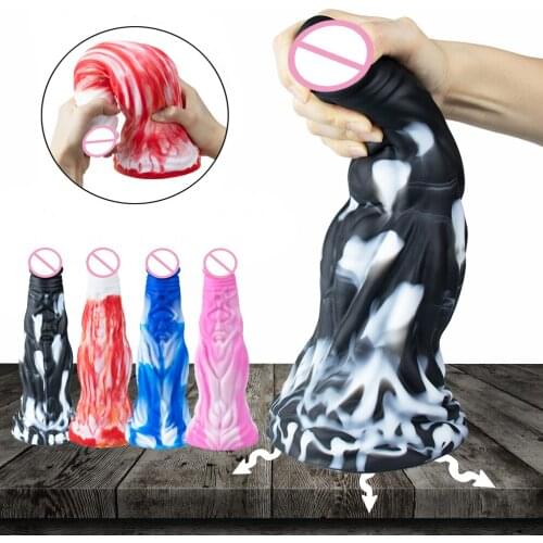 New Colorful Soft Silicone Dildo Butt Plug With Suction Cup For Women Masturbation Big Penis Huge Fake Dick Tool SM Anal Sex Toy