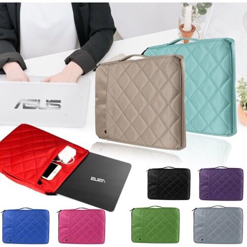 Solid Color Laptop Bag for ASUS VivoBook S14/S15/S200 S200e/S300CA/S400CA/VivoTab/ZenBook 3/13/Pro 15 Unisex Notebook Bag