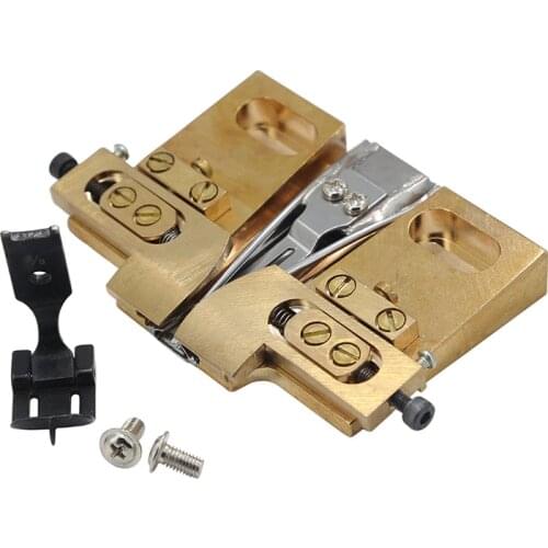 Industrial Sewing Machine Parts Tap Atta Ching Folder For Double Needle Overlock Stitch Binder