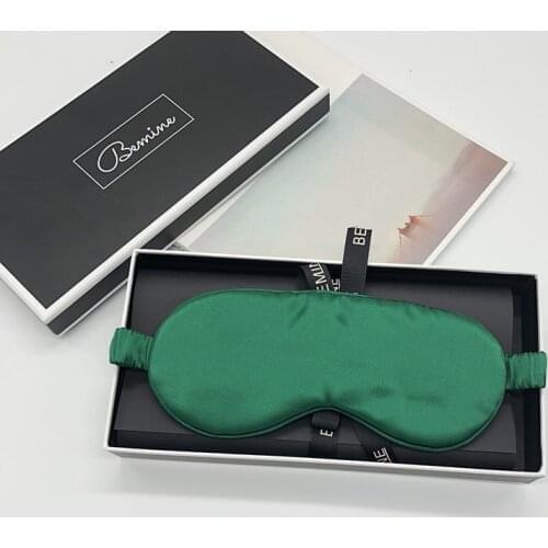 100% handmade silkworm silk eye mask sleep eys shade with silk storage bag