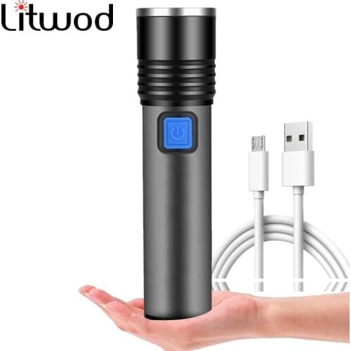 6200LM Super Bright Led flashlight USB linterna led torch Q5/T6/L2Power Tips Zoomable Bicycle Light 18650 Rechargeable