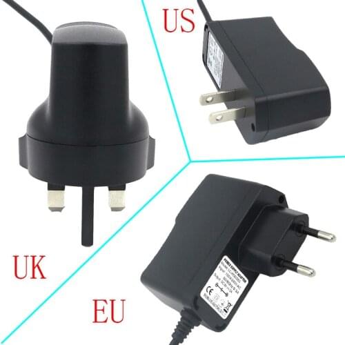 VORED High Quality AC/DC Adapter 7V1A Power Supply US/EU/UK Plug Universal Charger 5.5mm*2.5mm for Set-top Boxes Free Shipping
