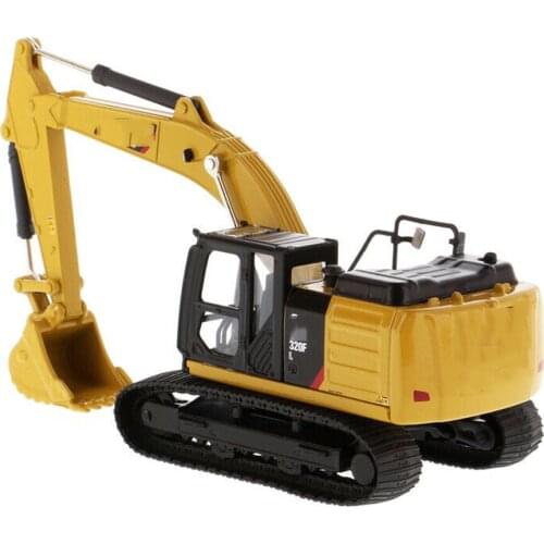 1/64 Scale 320F Excavator Construction Vehicle 85606 Alloy Diecast Engineering Vehicles Collectible DM L Hydraulic Model