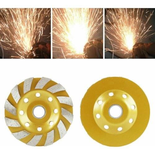 4in Diamond Segment Grinding Wheel Angle Grinder Disc for Granite Stone Marble Masonry Concrete Cut