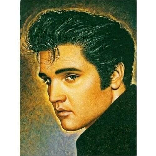 5d diamond painting Elvis Presley portrait decorated with square diamond mosaic diamond embroidery rhinestone wall sticker