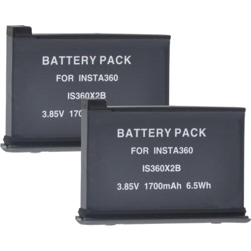 New 1700mAh Battery Pack for Insta360 ONE X2 Rechargeable Lithium Battery Insta 360 X2 Fast Charge Hub Accessories