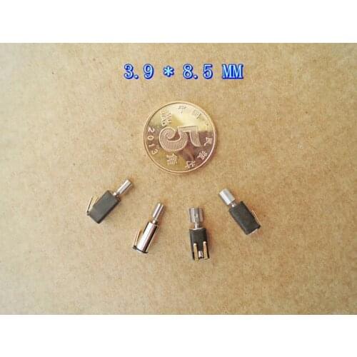 Free shipping 5 pieces 4*8.5mm DC1.5V-V micro hollow cup vibration motor eccentric strong vibration, used for mobile phone/DIY