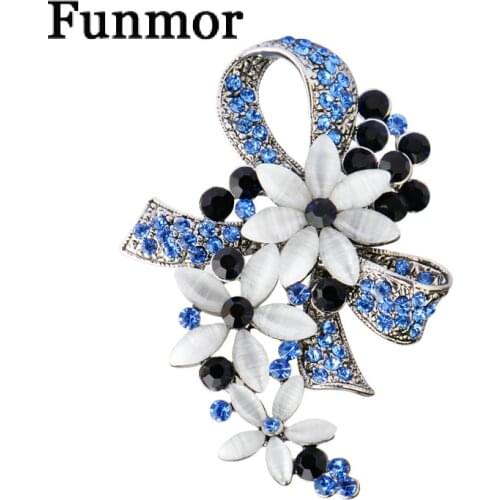 Brand Fashion Large Luxury Crystal Vintage Jewelry Wedding Brooches Bouquet Corsage Brooch Lot Rhinestone Flower Camellisa Mix