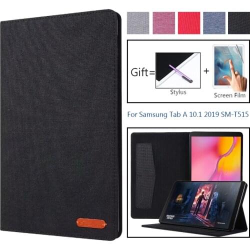 For Samsung Galaxy Tab A 10.1 T510 2019 Case Luxury Leather Magnetic Protective Cover for Samsung Tab A 2019 T515 SM-T515 case