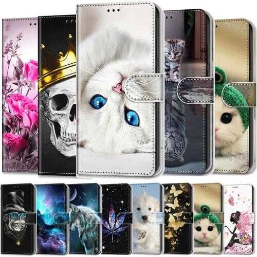 For Huawei Honor 7s 8s Case Leather Wallet Flip Cover for Huawei 20 30 Pro Case Luxury Mobile Phone Case For Huawei Nova 5 Pro