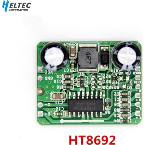 Digital Power Amplifier Boards AB / D Class 8W Mono HT8692 Differential Input 2.5-5.5V Boost Adjustable