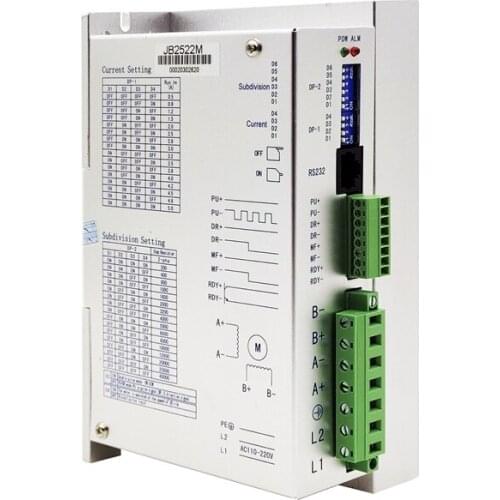 2phase Stepper motor Driver JB2522M AC110-220V 0.5-5.0A 200 Microsteps matched NEMA34,NEMA42 motor
