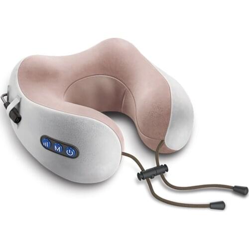 Electric Neck Massager U Shaped Pillow Multifunctional Shoulder Cervical Massager Outdoor Home Car Relaxing Massage Masajeador