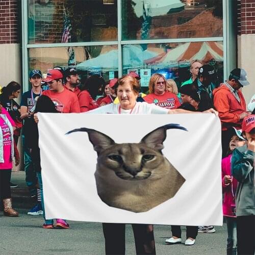 Floppa 563 Flag Banner Home Outdoor Gift Party Cartridge Juul Ussr Flag Sweden