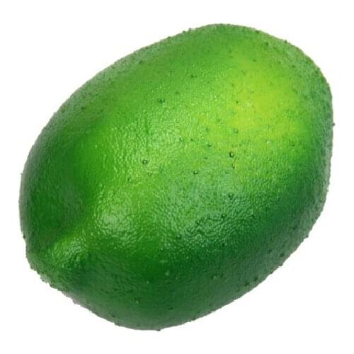 Simulation Fruit Artificial Lemon Green Fake Photo Prop Kicthen Home Decoration Foam