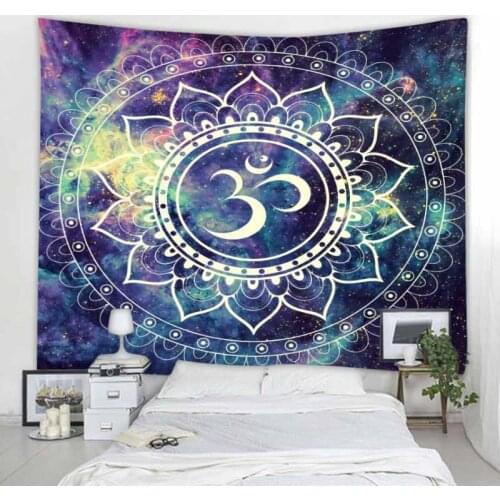 Indian mandala large tapestry wall hanging aesthetics room decoration boho style yoga mat beach mat home wall decoration